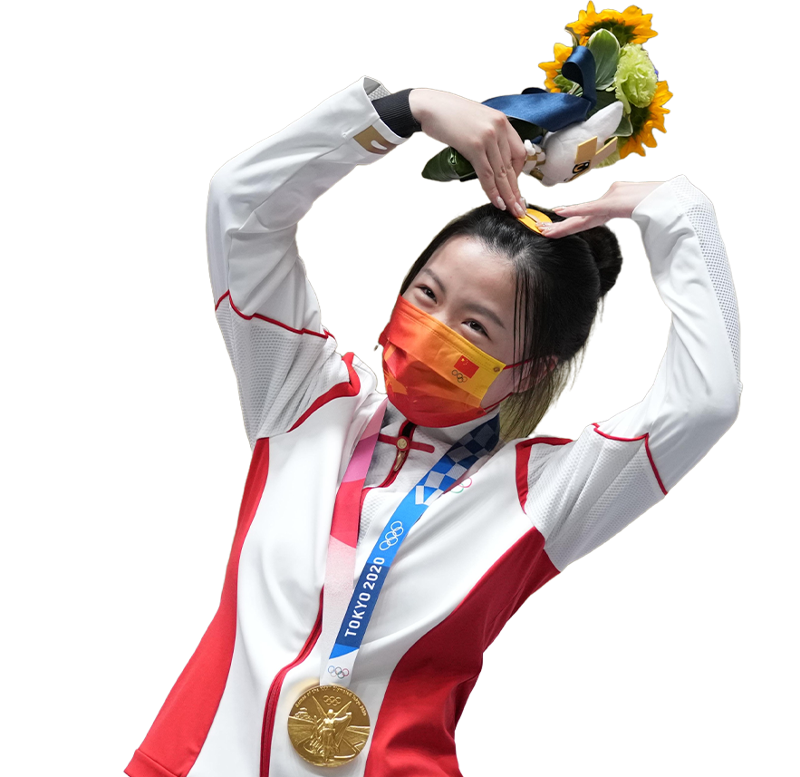 楊倩，追求一種極致的平靜楊 倩2020年東京奧運(yùn)會射擊女子10米氣步槍項(xiàng)目冠軍2020年東京奧運(yùn)會10米氣步槍混合團(tuán)體冠軍