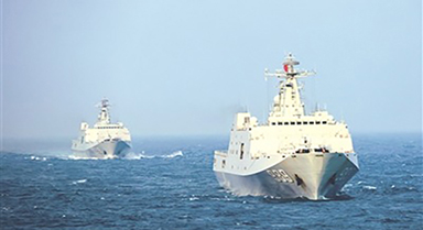 海軍某支隊(duì)開展訓(xùn)練