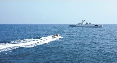 南部戰(zhàn)區(qū)海軍某支隊(duì)開展訓(xùn)練